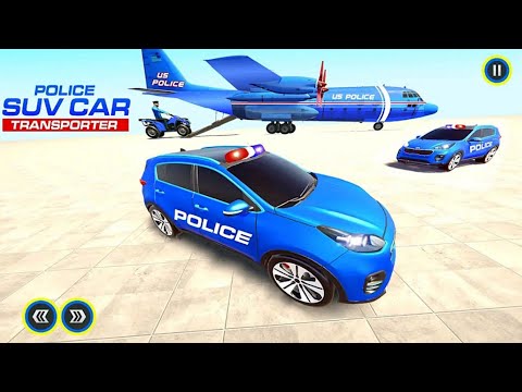 Grand Police Prado Car Transport Truck Plane Simulator Games 21 - Android Gameplay