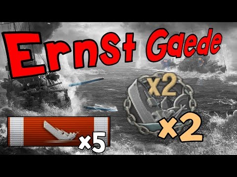 Zerstörer Ernst Gaede - double double in ranked || World of Warships