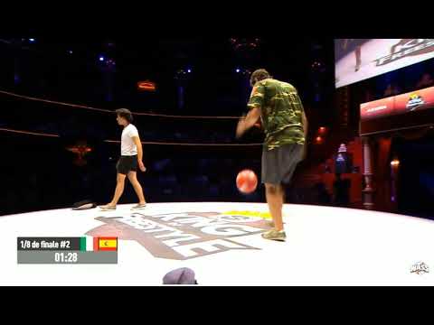 [TOP-16 BATTLE]GUNTHER(ITALY) VS SOMBERO(ESPANGUE)  || KING OF FREESTYLE 2018