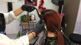 Red to Pink || Hair Tutorial
