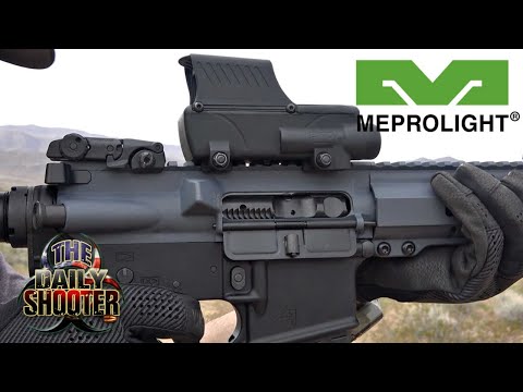 Meprolight FT Bullseye Rear Sight, Tritium and fiber optic Small Red-Dot sight