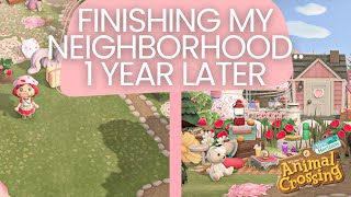 Strawberry Shaped Neighborhood is DONE! Final Speed Build | ACNH Animal Crossing New Horizons 2025