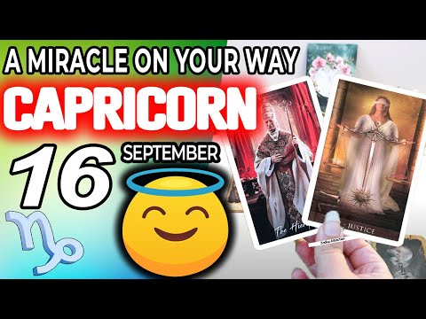 Capricorn ♑️ 😲 A MIRACLE ON YOUR WAY 🙏🙌 Horoscope for Today SEPTEMBER 16 2022♑️ Capricorn tarot