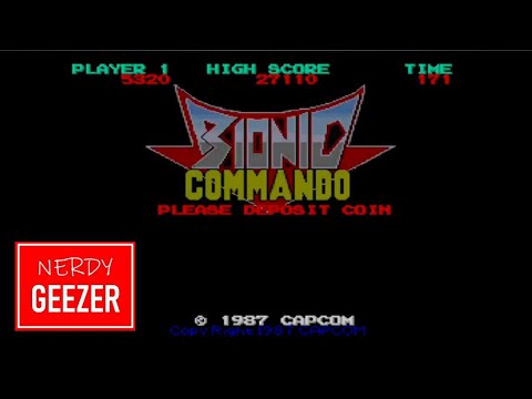 Playing some 'Bionic Commando' (Arcade)