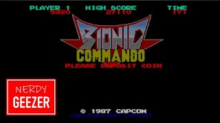 Playing some 'Bionic Commando' (Arcade)