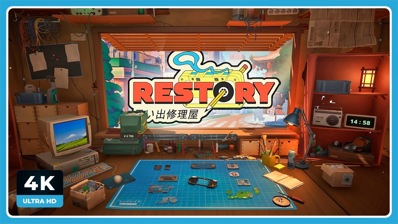 SIMULADOR JAPONÉS DE REPARAR APARATOS RETRO | RESTORY: CHILL ELECTRONICS REPAIRS Gameplay Español