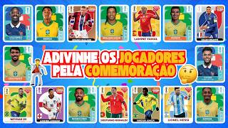 ⚽ Adivinhe os Jogadores pela Comemoração 🎉 | 😱 Neymar 💛 CR7 ❤️ Messi 💙 | Detona Quiz