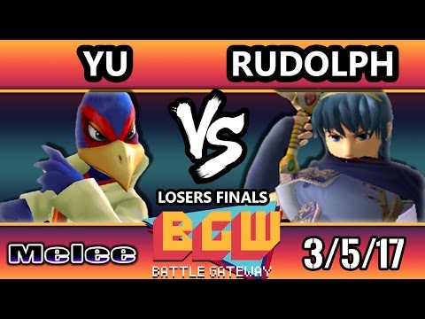 BGW15 SSBM - Rudolph (Marth) Vs. LG | Yu (Falco) Smash Melee LF