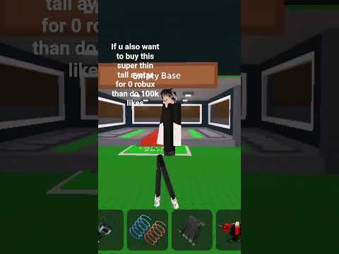 super thin tall avatar for 0 robux #sab #roblox