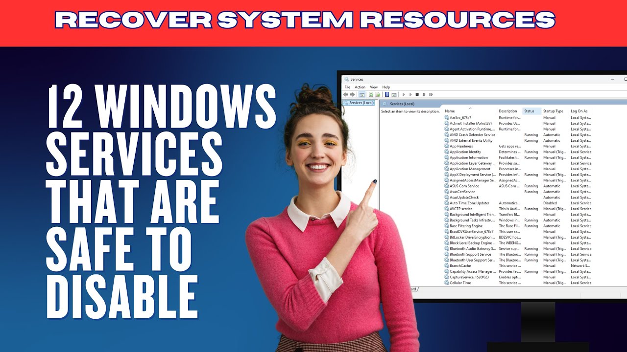 12 Windows Services That Are Safe to Disable
