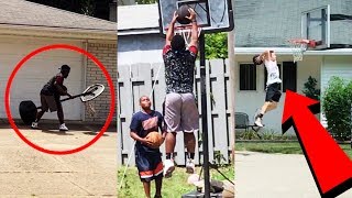 DRIVE BY DUNK CHALLENGE IN THE HOOD!! (GONE WRONG!?) ft. Based Chiko | PeterMc
