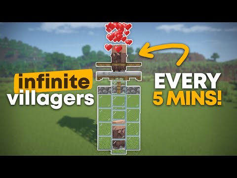 EASIEST Minecraft Villager Breeder | INFINITE Villagers Minecraft 1.21+ (Java)