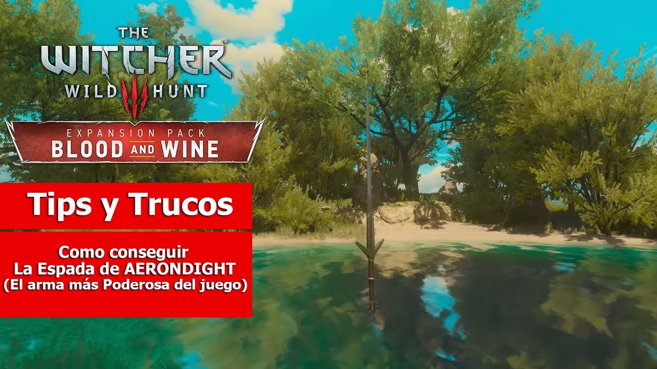 The Witcher III: Wild Hunt | Tips y Trucos | Como conseguir la Espada de AERONDIGHT