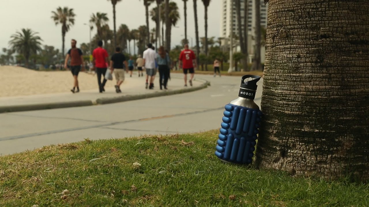 MOBOT Foam Roller Bottle // Yellow (27oz) video thumbnail