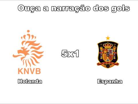 Holanda 5x1 Espanha