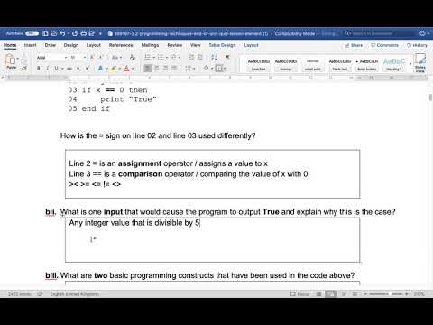 OCR Programming Techniques Q1