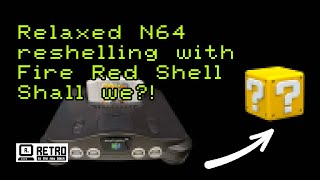 Relaxed reshelling of an Nintendo N64 - FireRed-Edition