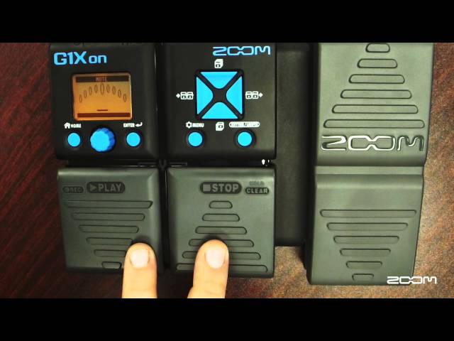 Video teaser for Zoom G1Xon/B1Xon: Getting started with your new pedal