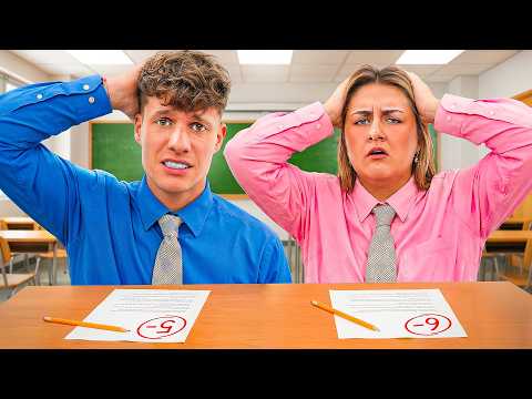 Sandra & Luca machen einen IQ Test