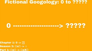 Fictional Googology: 0 to ????? [Chapter 1 | Season 3 | Part 1: Ω x Ω - Ω xX Ω]