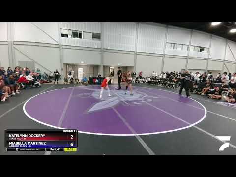 101 Lbs Round 1 (6 Team) - Katelynn Dockery, Texas Red Vs Miabella Martinez, Arizona Black 6373