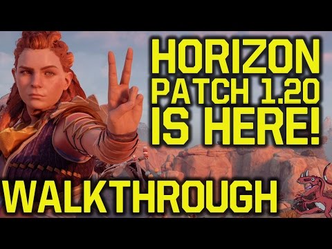 Horizon Zero Dawn Patch 1.20 Details - ALL THE NEW FEATURES (Horizon Zero Dawn 1.20 - Horizon 1.20) Video
