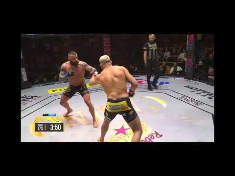 OKTAGON-Attila Vegh knocked out    K. Vemola with a huge K.O in the first round 🤛🏼