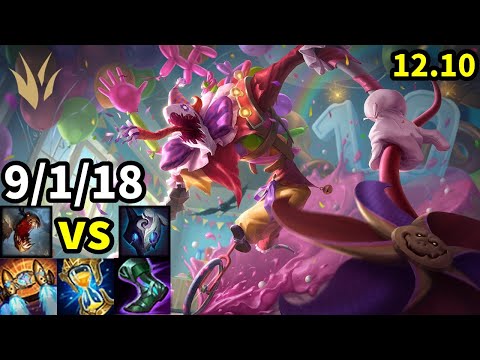 Fiddlesticks Jungle vs Kindred - KR Master | Patch 12.10