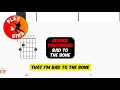 GEORGE THOTOGOOD Bad To The Bone FCN GUITAR CHORDS LYRICS