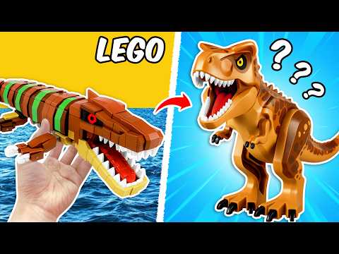 Build LEGO Giant Mosasaurus Ocean Diorama | ROBO Bricks Channel
