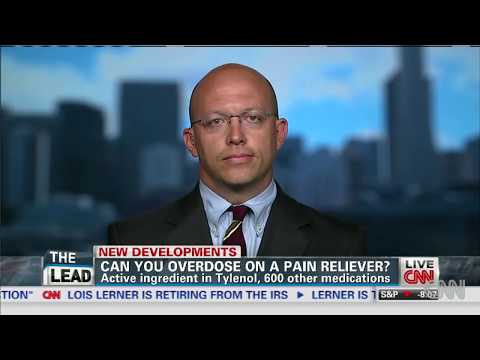 Overdosing on pain reliever acetaminophen