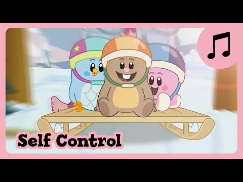 Self Control Sing-Along Song 🛷🎵 Luna Chip & Inkie Music Video for Kids 🌲 - Kids (0-4), Kingdom Kids Zone - Luna, Chip & Inkie