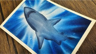 How To Paint an Easy Shark Scene for Beginners