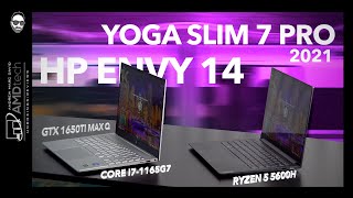 Lenovo Yoga Slim 7 Pro (2021) vs. HP Envy 14 (2021)