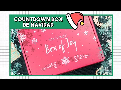 ¡NAVIDAD PARA UÑAS! · CALENDARIO BOX OF JOY 🎄 MANIOLOGY