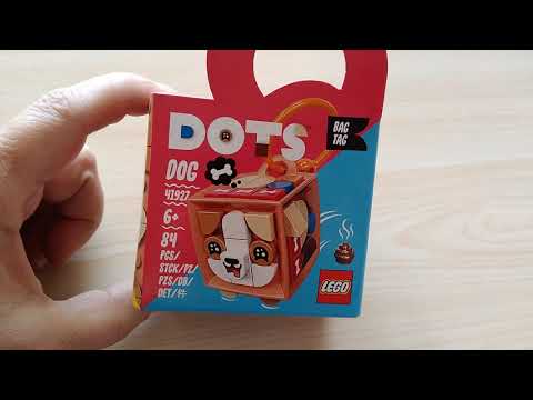 Набор для поделок LEGO Dots «Брелок Щенок» 41927 / 84 детали