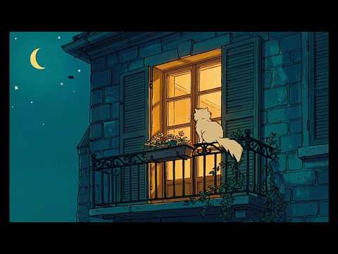 1940s night in the living room | vintage oldies playing in another room | relax, sleep