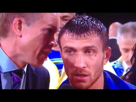 Lomachenko Vasyl vs Martinez Roman: Post Fight Interview [Full HD]