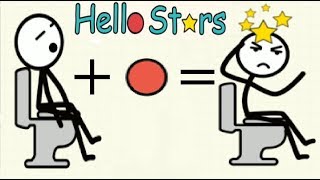 Hello Stars - игра видео головоломка Привет Звезда о приключениях стикмана #Мобильныеигры
