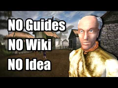 I've never played Morrowind, so I'm completing it blind