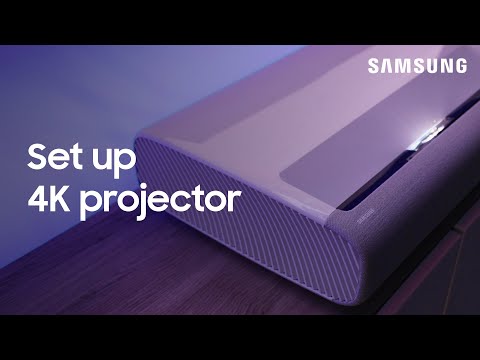 How to set up your Premiere LSP7T or LSP9T 4K projector | Samsung US
