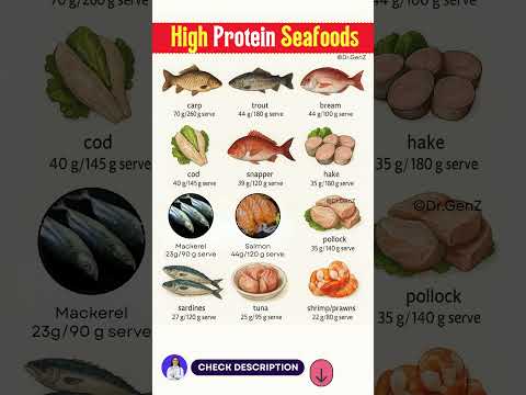 Best High protein Seafoods | Best Protein sources | Nutrition Guide