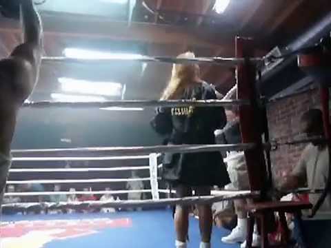 The Final Round TKO - My Ex Getting Her Ass Kicked in the Boxing Ring