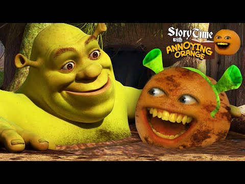 Annoying Orange - 故事時間。Shrek! (Annoying Orange - Storytime: Shrek!)