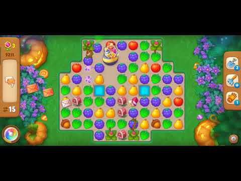 Night Of the living(Gardenscapes)super HARD level 9211 FULL BOOSTER 😘