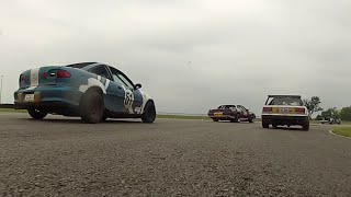 Doin' Time In Joliet 24 Hours of LeMons, view from Apocalyptic Racing Celica