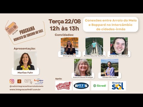 Conexões entre Arroio do Meio e Boppard no Intercâmbio de cidades-irmãs