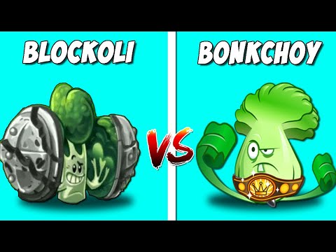 BLOCKOLI vs BONKCHOY - Who Will Win? - PvZ 2 Plant Vs Plant