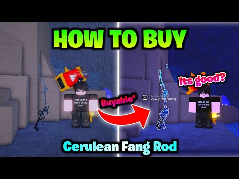 How to get Cerulean Fang Rod in Fisch - Secret Rod Luminescent Cavern