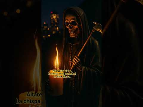 Altares invisibles, " La chispa en la oscuridad, La Niña Blanca - La Santa Muerte. Serie altares.